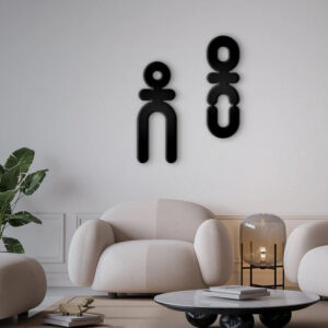 Totem mural Noma  en bois #Koje@Mohe