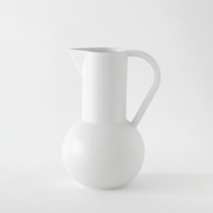 Vase-carafe Strom L - White #Raawi