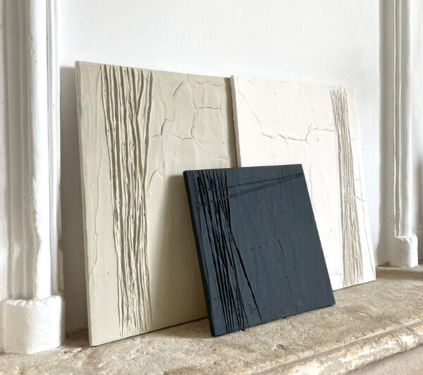 Tableau "Empreintes" lin  #Maison Léone – Image 3