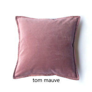 Coussin Tom en velours stonewashed Mauve #Mlfabrics