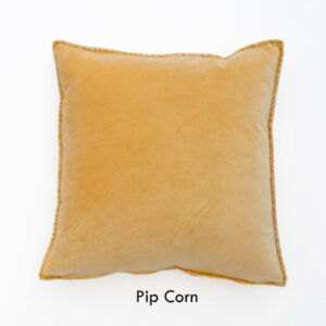 Coussin Pip en velours stonewashed Popcorn #MLFabrics
