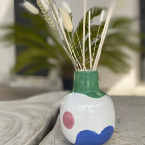 Diffuseur  L Menthe basilic en céramique artisanale #Confidences