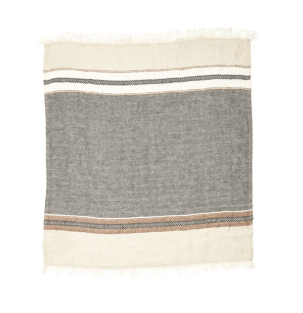 Plaid lin Beewax gris/beige  #Libeco – Image 3