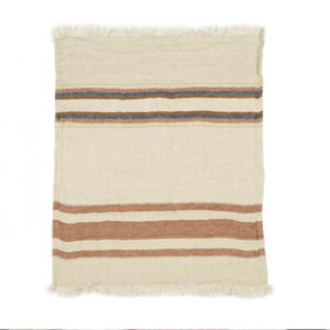 Plaid lin Harlan Old rose  #Libeco