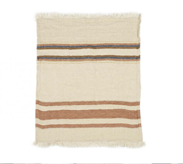 Plaid lin Harlan Old rose  #Libeco