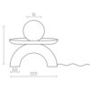Lampe Popylight Frêne #MelleJO – Image 2