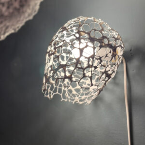 Lampe baladeuse en dentelle de béton  #Sanzache