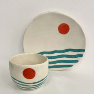Mug et assiette (set of 2) Méditerranée #Ataristide