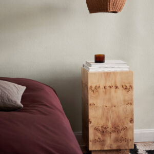 Table d'appoint, selette,  Burl en bois #Fermliving