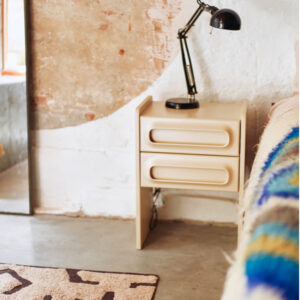 Table de chevet rétro tendance Crème #HKliving