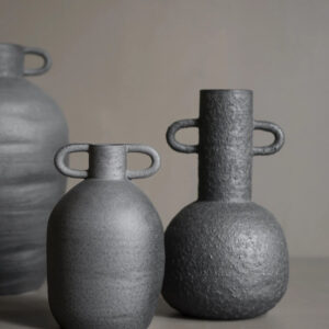 Vase Long M black