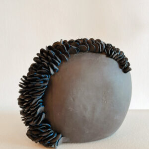 Vase biscuit en porcelaine noire  #Cglabsète