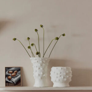 Pot terre cuite et chaux XL Craft #Tinja