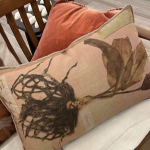 Coussin lin 70x50 cm- pièce unique  #Evolution product
